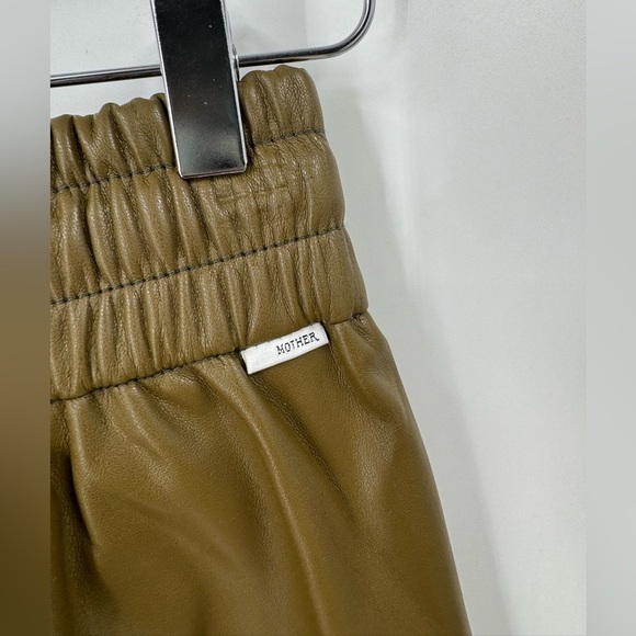 MOTHER The rambler lounger ankle fir green pants small B523 - Picture 7 of 9